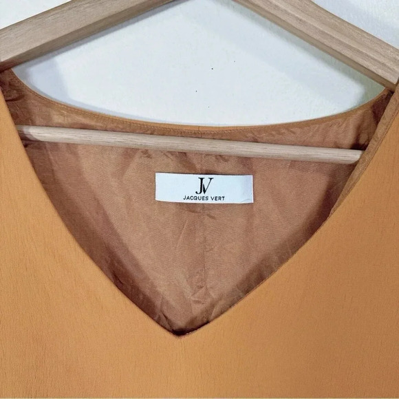 Jacques Vert Womens Size 16 Drape Asymmetric  Sleeveless Blouse - Picture 8 of 12